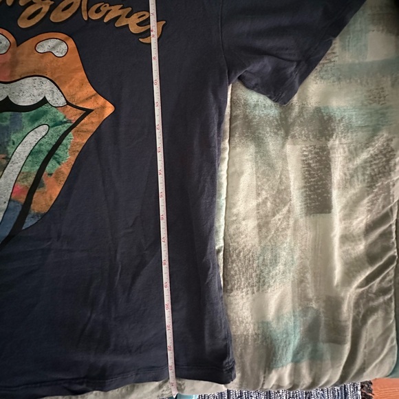 The Rolling Stones Navy Graphic T Shirt - Picture 3 of 4